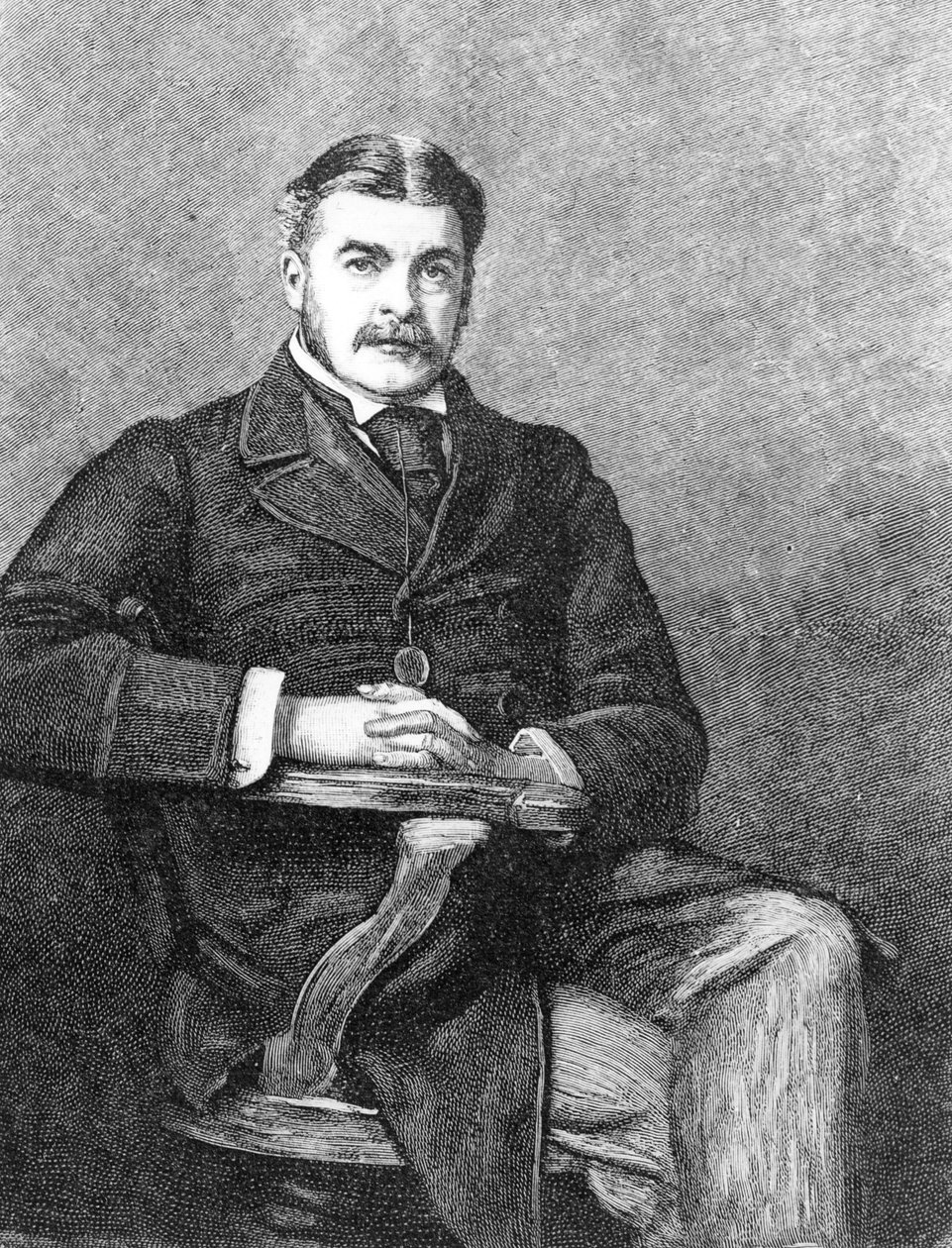 Sir Arthur Sullivan, grabado por C. Carter de John Everett Millais