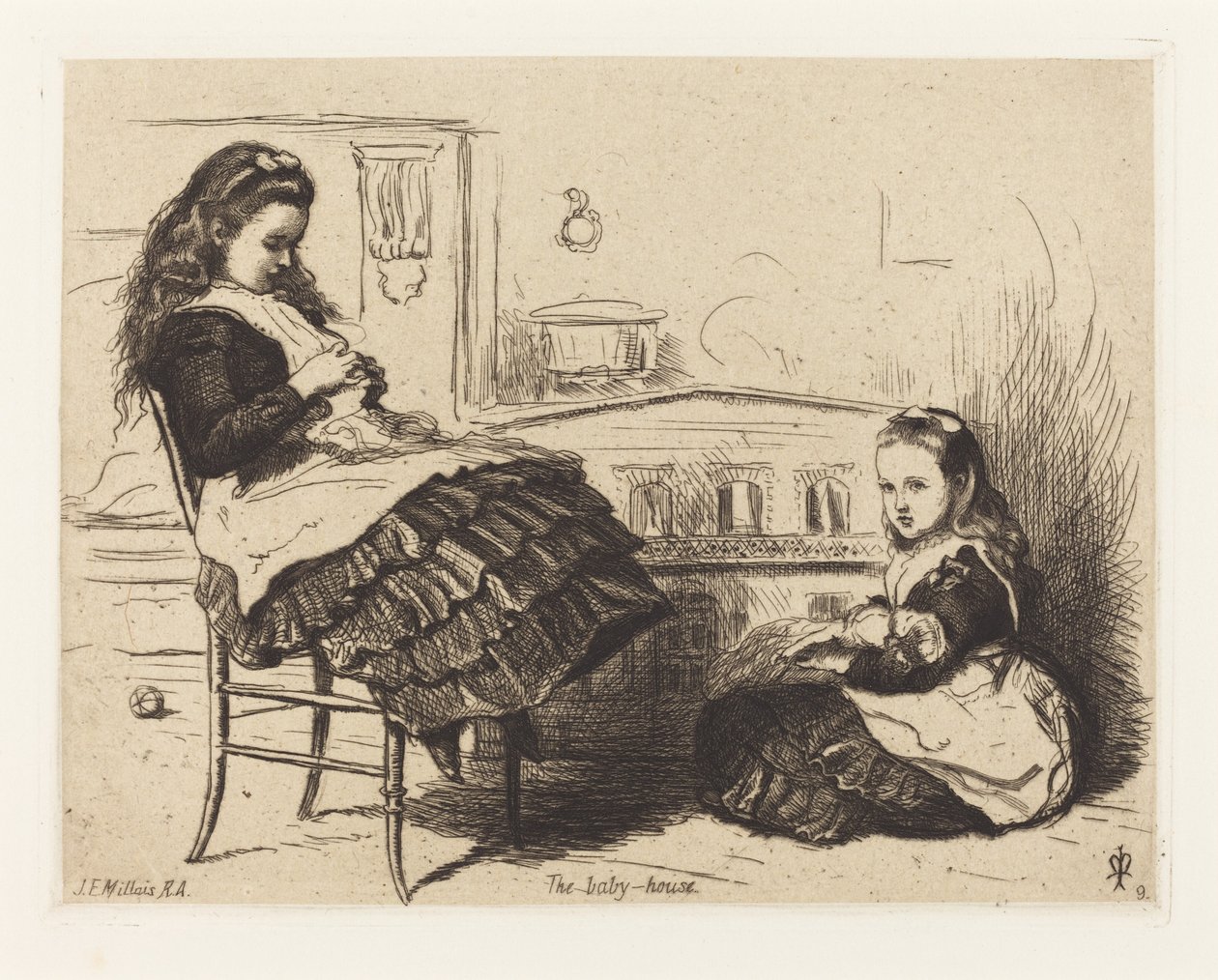 La casa de muñecas de John Everett Millais