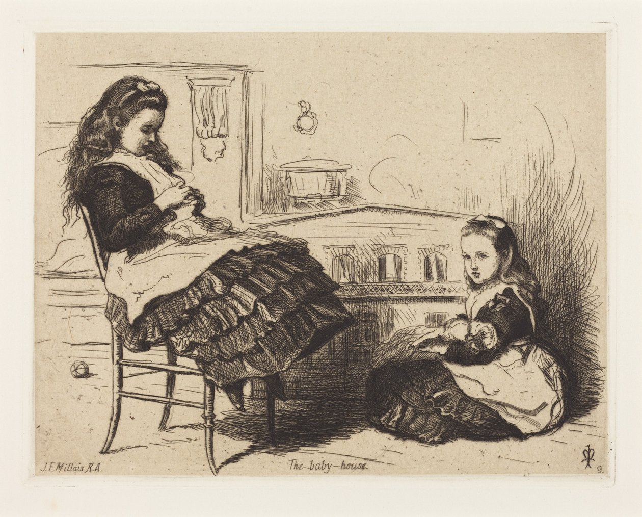 La casa de muñecas de John Everett Millais