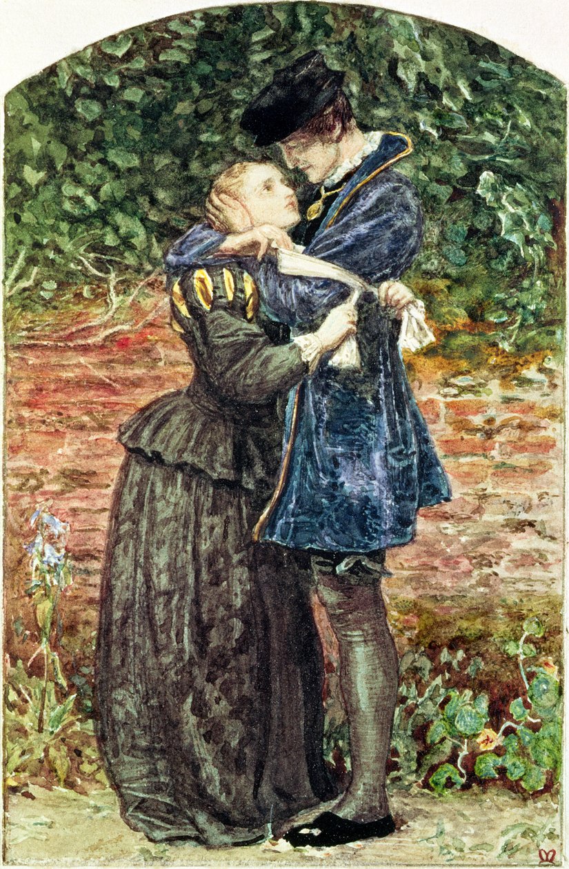 El Hugonote, 1852 de John Everett Millais