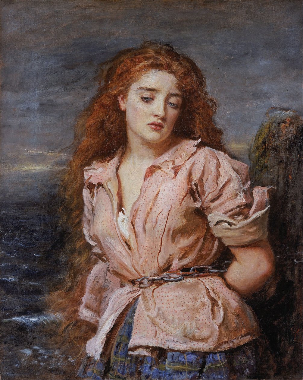 El mártir de Solway".
" de John Everett Millais