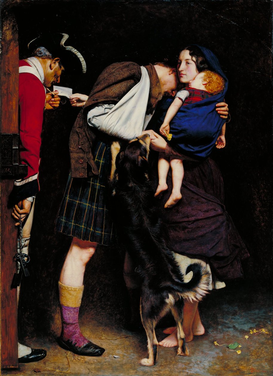 Orden de liberación, 1746 de John Everett Millais