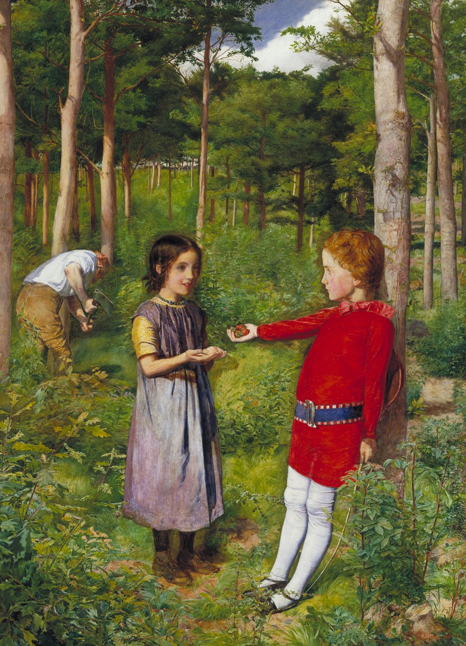 La hija del leñador, 1851 de John Everett Millais