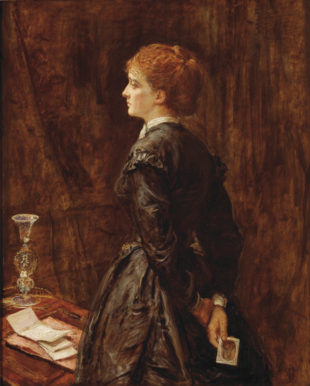 ¿Si o no? de John Everett Millais