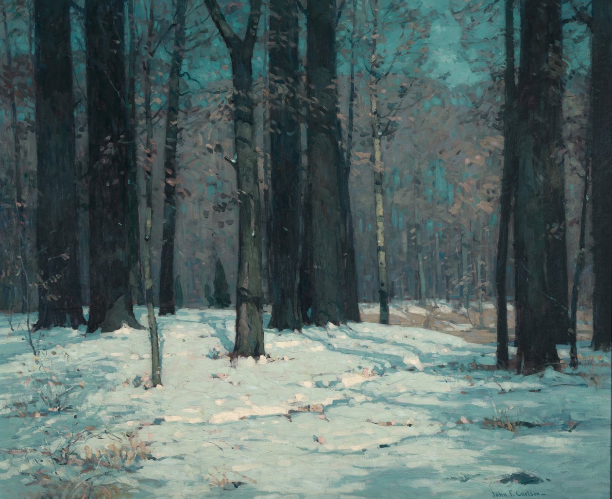 Bosques en invierno de John F. Carlson