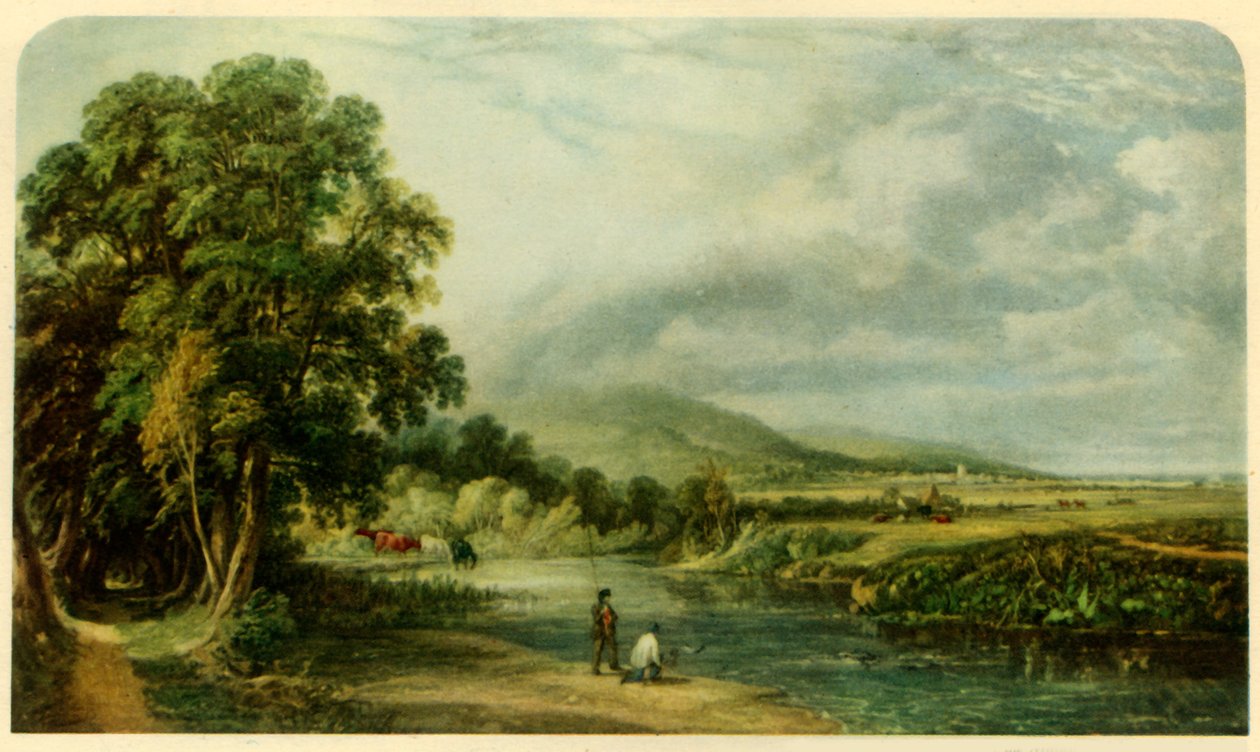 Pesca de salmón, 1844, 1946 de John F Tennant