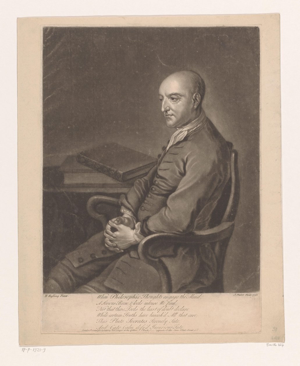 Portret de Humphrey Skelton de John Faber (II)