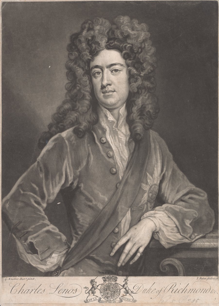 Charles Lennox, I Duque de Richmond de John Faber the younger