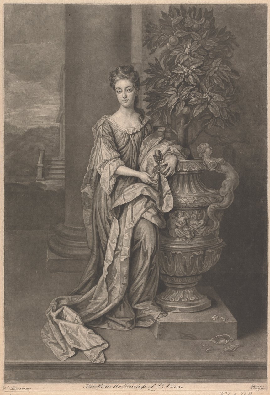 Su Gracia la Duquesa de St. Albans de John Faber the younger