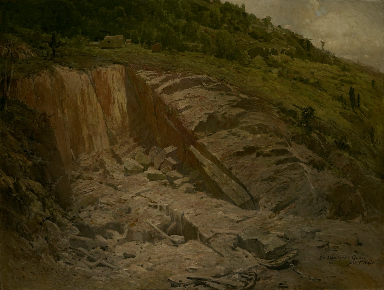 Una cantera abandonada de John Ferguson Weir