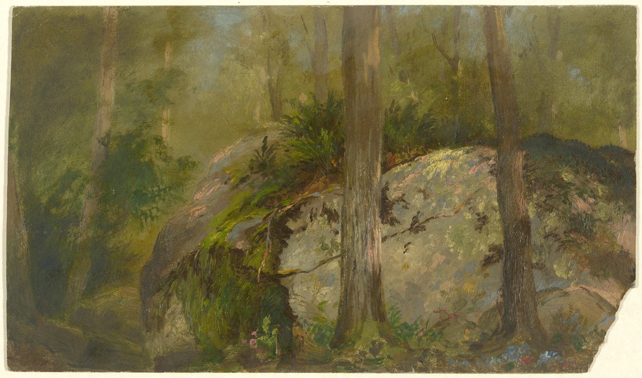 escena del bosque de John Ferguson Weir