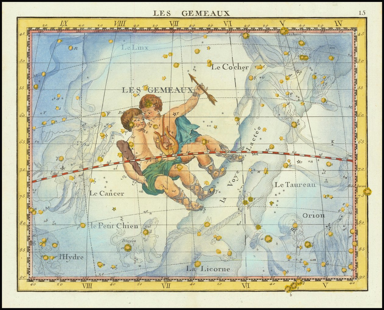 1776 - John Flamsteed - Les Gemeaux (Géminis) de John Flamsteed