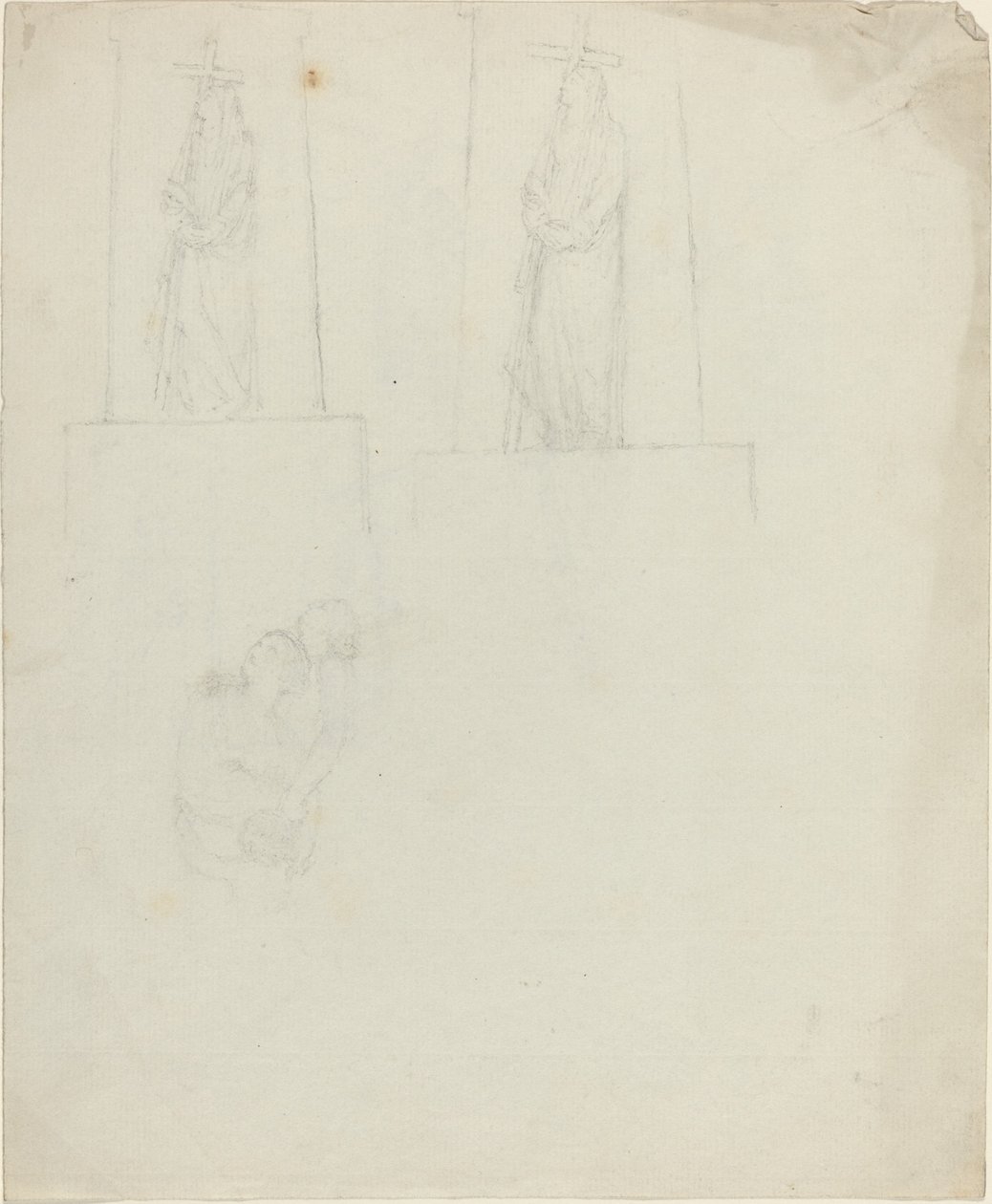 Diseños para un monumento [recto y verso] de John Flaxman