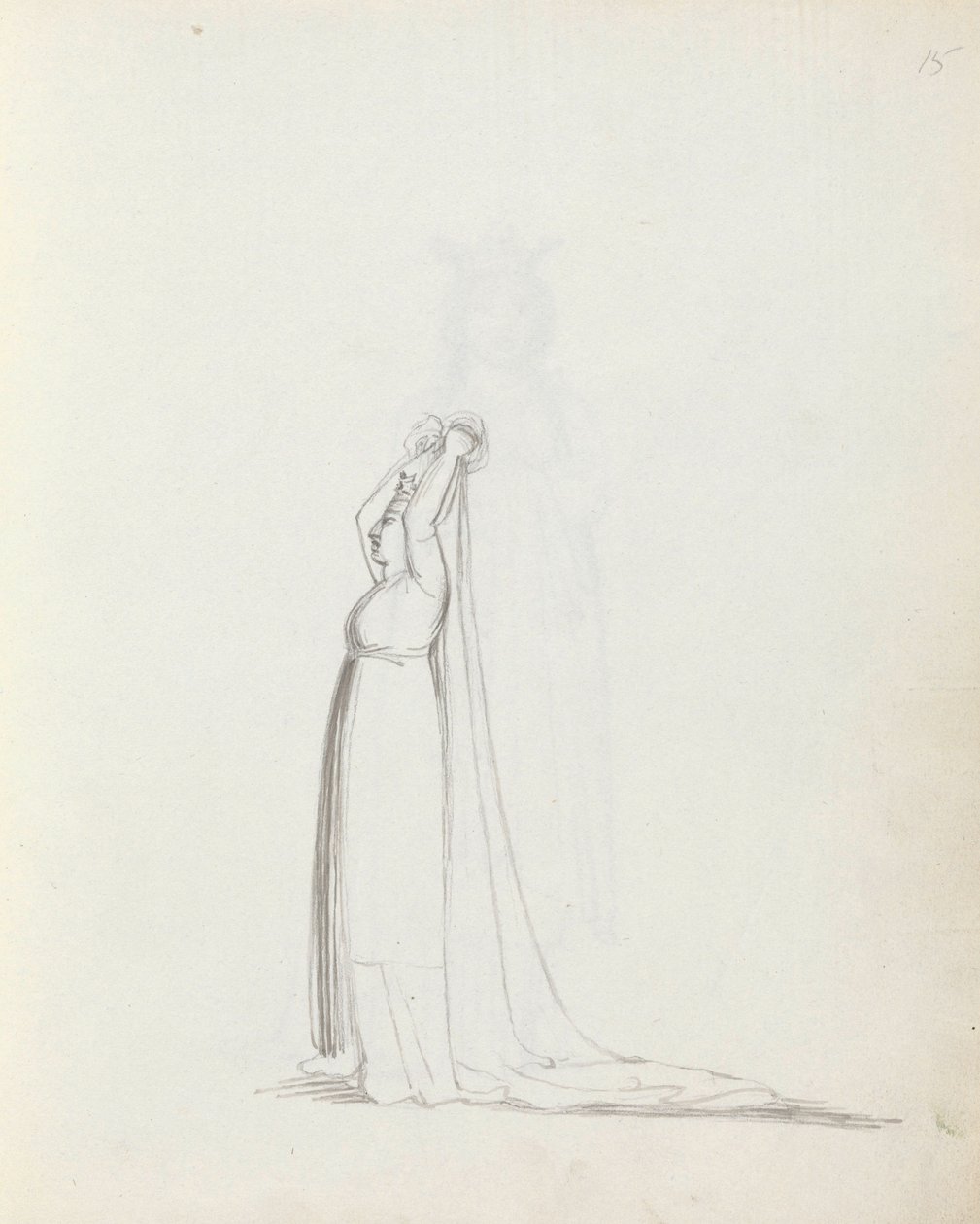 Mrs. Siddons como Constance, 1783 de John Flaxman