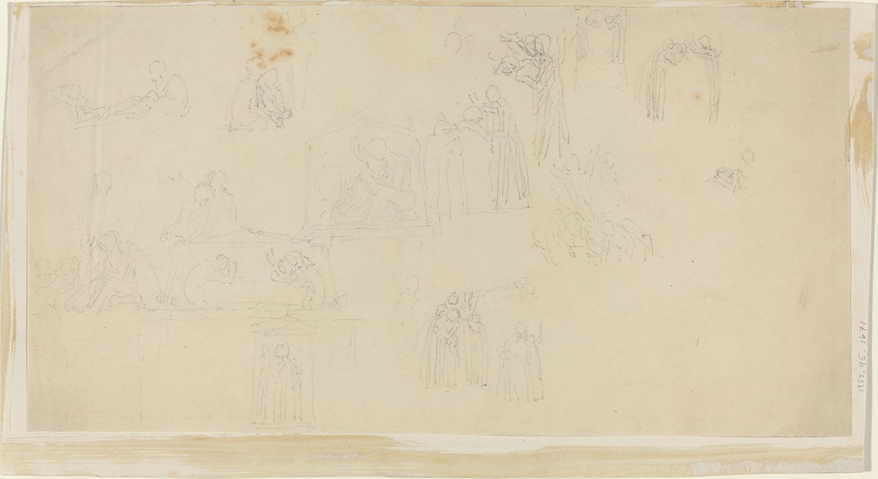 Hoja de Estudios de John Flaxman