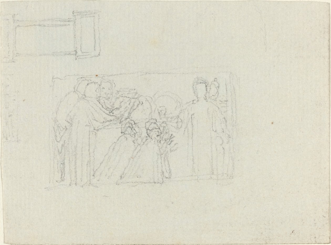 Estudio para un Monumento a un Clérigo de John Flaxman