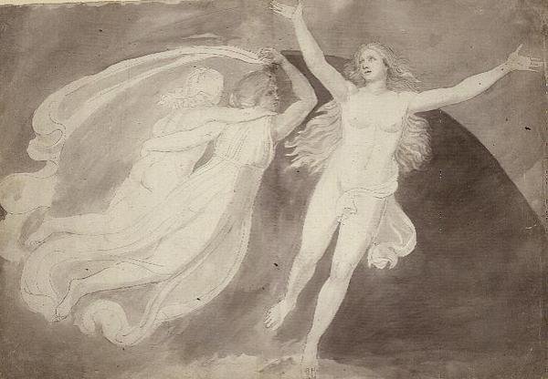 La Ascensión de un Alma de John Flaxman