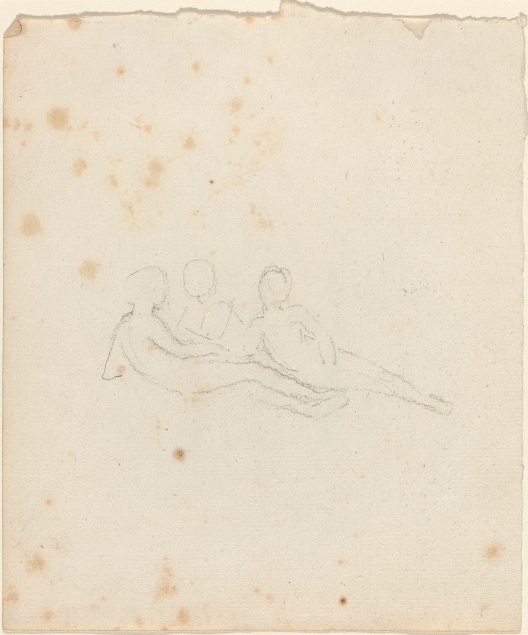Tres Figuras Femeninas Reclining de John Flaxman