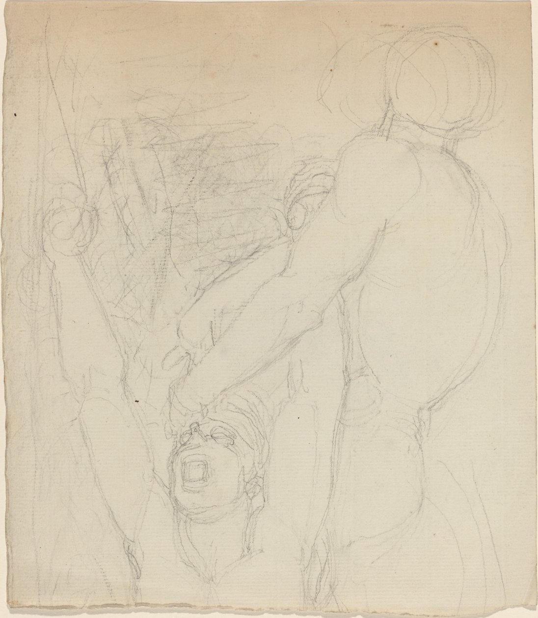 Dos Figuras Luchando de John Flaxman