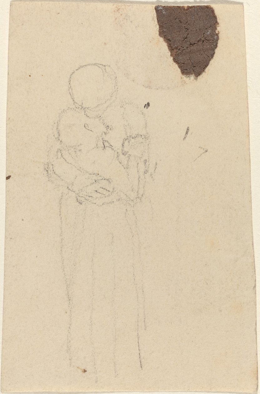 Dos figuras abrazándose de John Flaxman