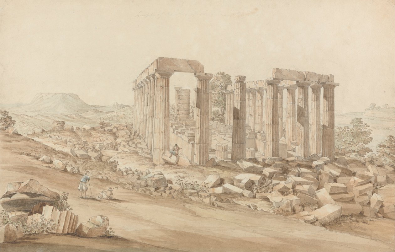 Templo de Apolo Epicurio en Bassai, Phigalea de John Foster