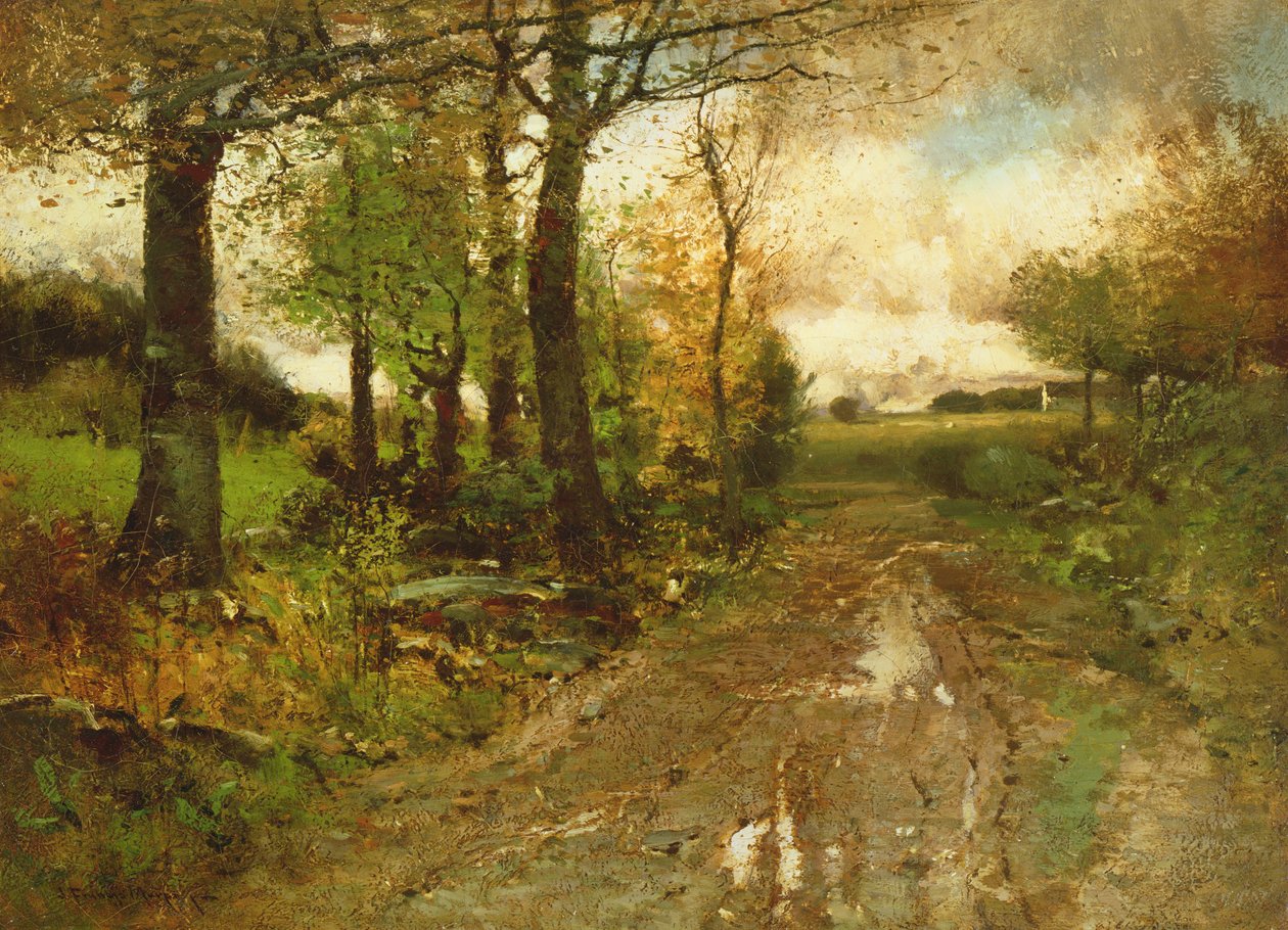 Camino a través del bosque de John Francis Murphy
