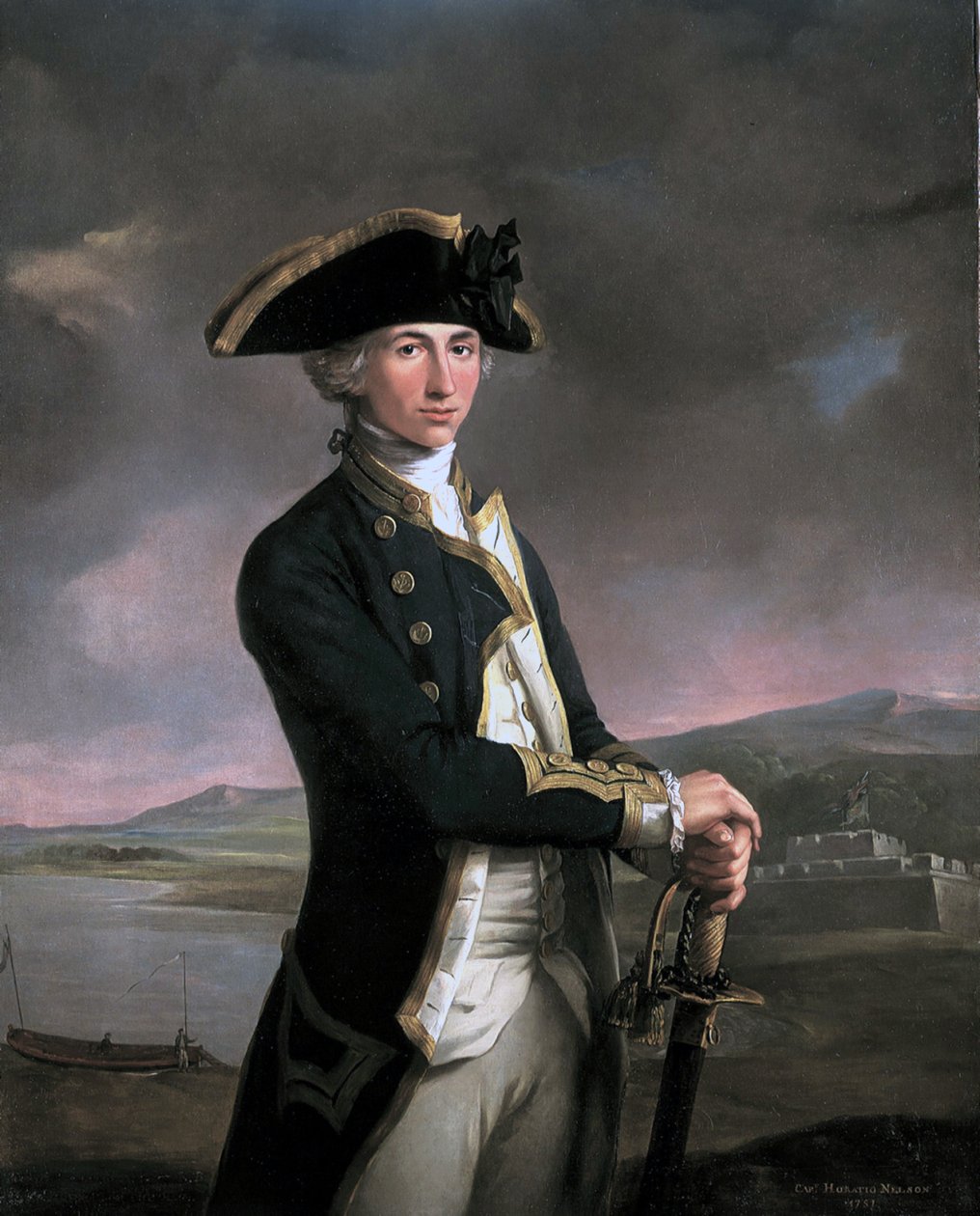 Retrato de Horatio Nelson (1758-1805) de John Francis Rigaud