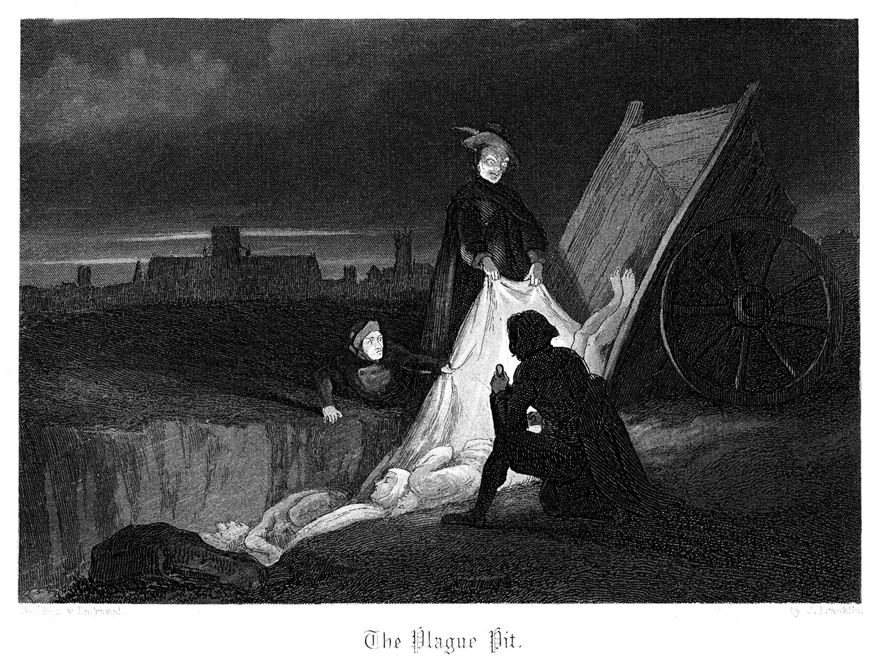 El pozo de la peste, 1855 de John Franklin