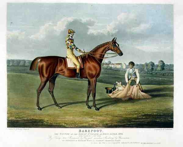 Barefoot, el ganador del Gran St. Leger en Doncaster de John Frederick Herring Snr