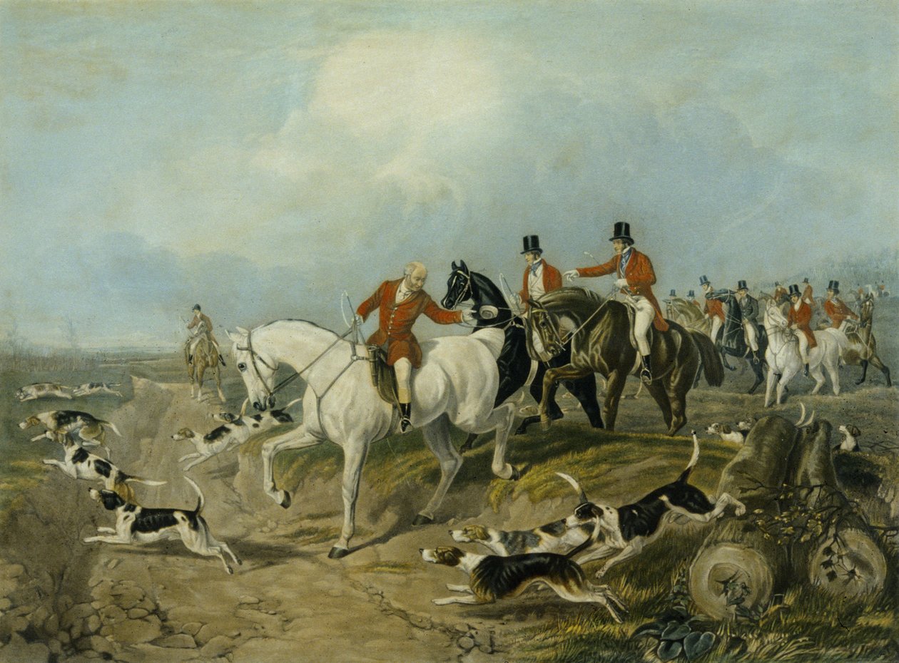 El hallazgo, grabado por Huffman y Mackrill de John Frederick Herring Snr
