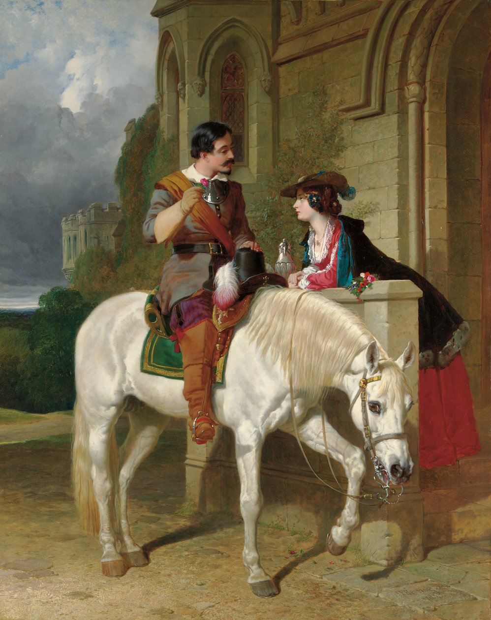 La Rosa, 1853 de John Frederick Herring Senior