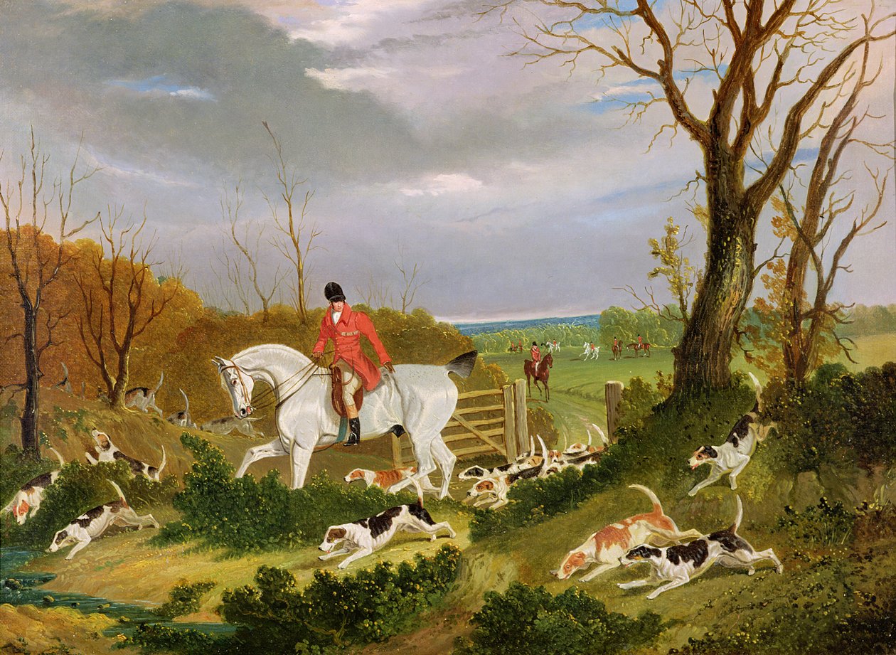 La caza en Suffolk - Yendo a cubrir cerca de Herringswell de John Frederick Herring Senior