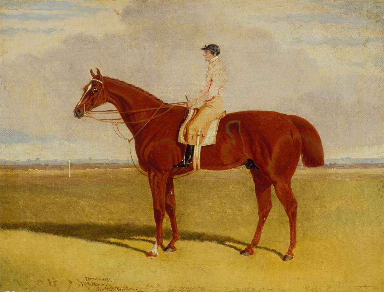 Plenipotenciario con P. Conolly en six mile bottom, Newmarket de John Frederick Jr. Herring