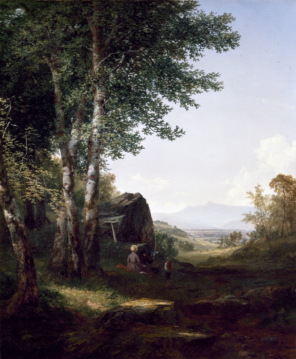 Vista de la montaña Mansfield, 1849 de John Frederick Kensett