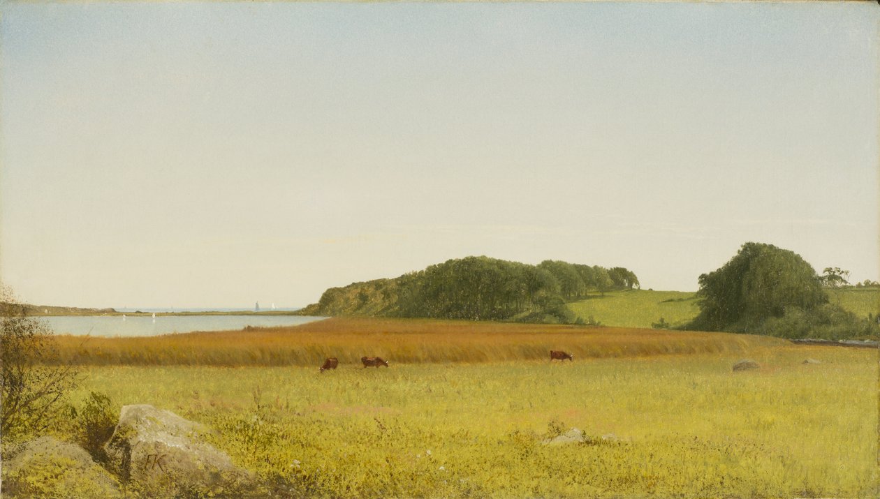 El estanque de Almy, Newport de John Frederick Kensett