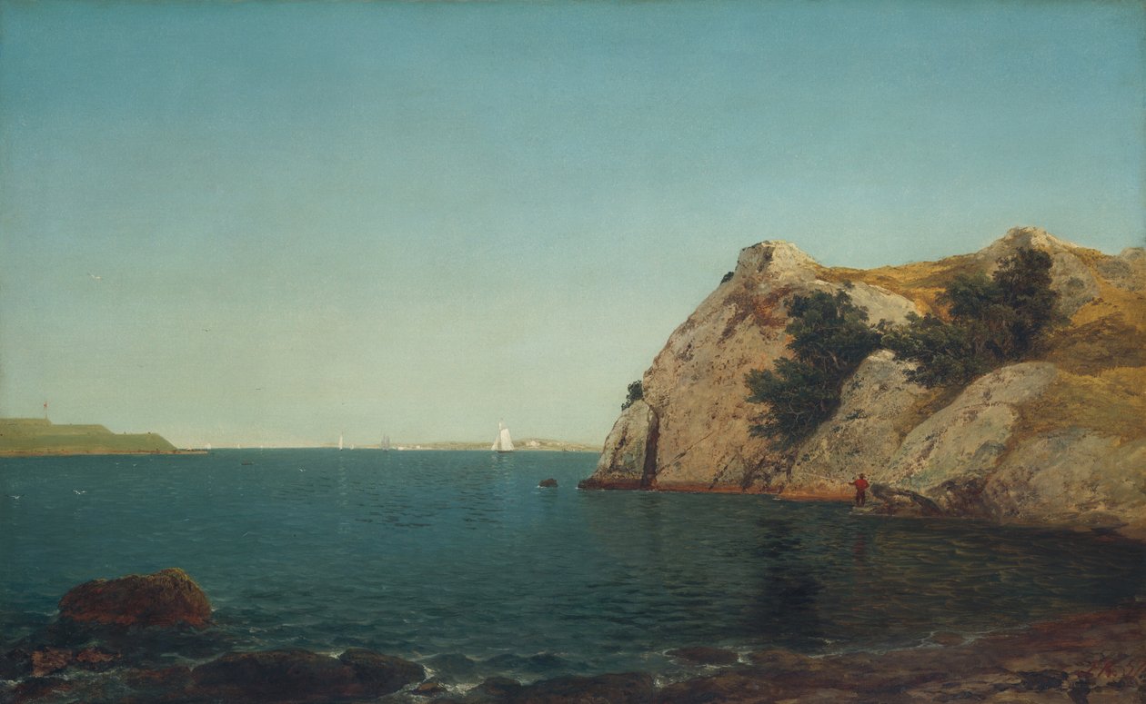 Beacon Rock, puerto de Newport de John Frederick Kensett