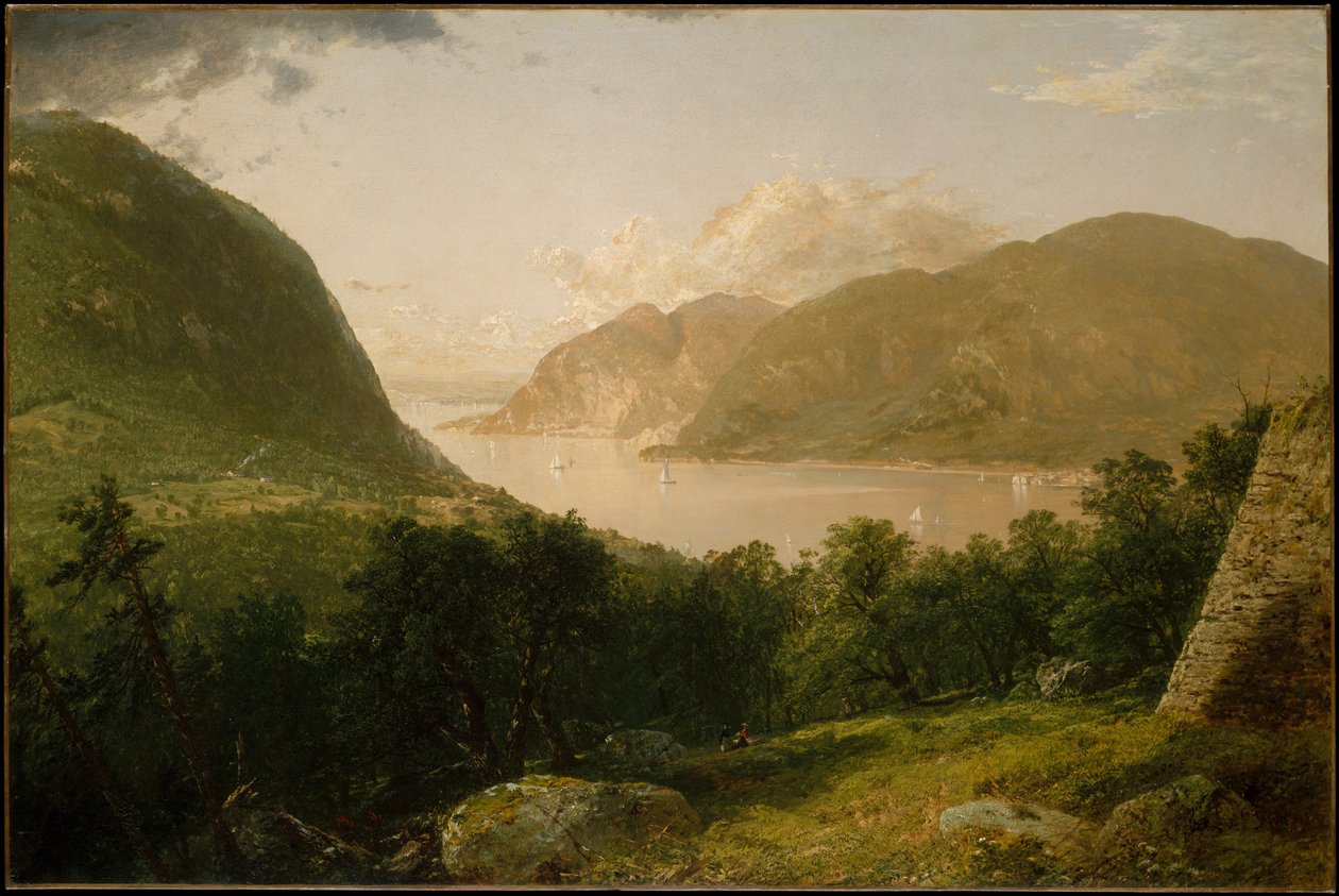 Escena del río Hudson de John Frederick Kensett
