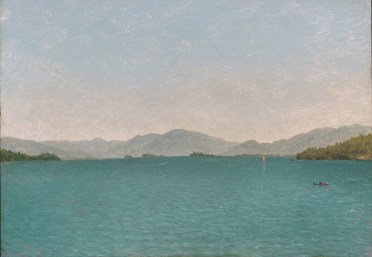 Lago George, Estudio Libre, 1872 de John Frederick Kensett