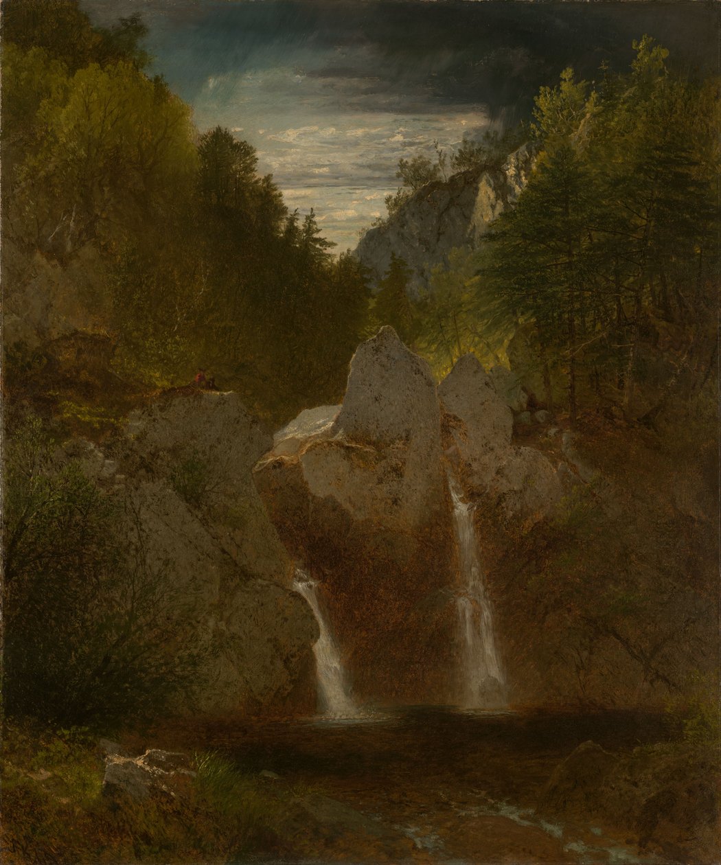 Rocky Pool, cascadas de Bash Bish de John Frederick Kensett
