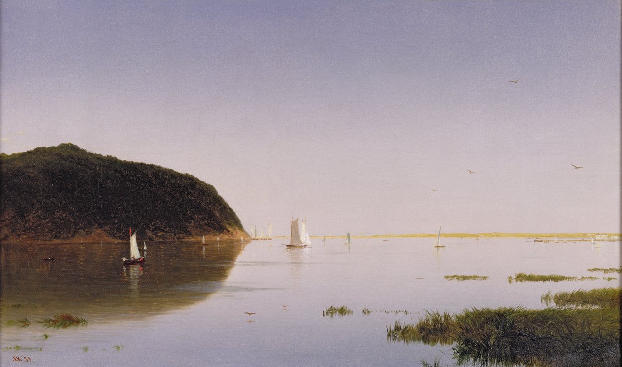 Río Shrewsbury, Nueva Jersey, 1859 de John Frederick Kensett