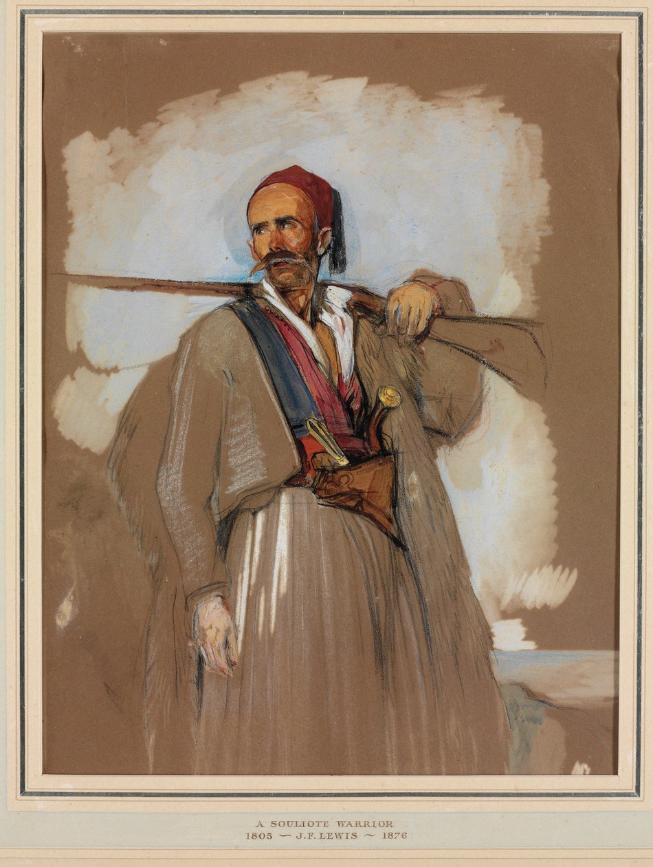 Un guerrero suliote de John Frederick Lewis