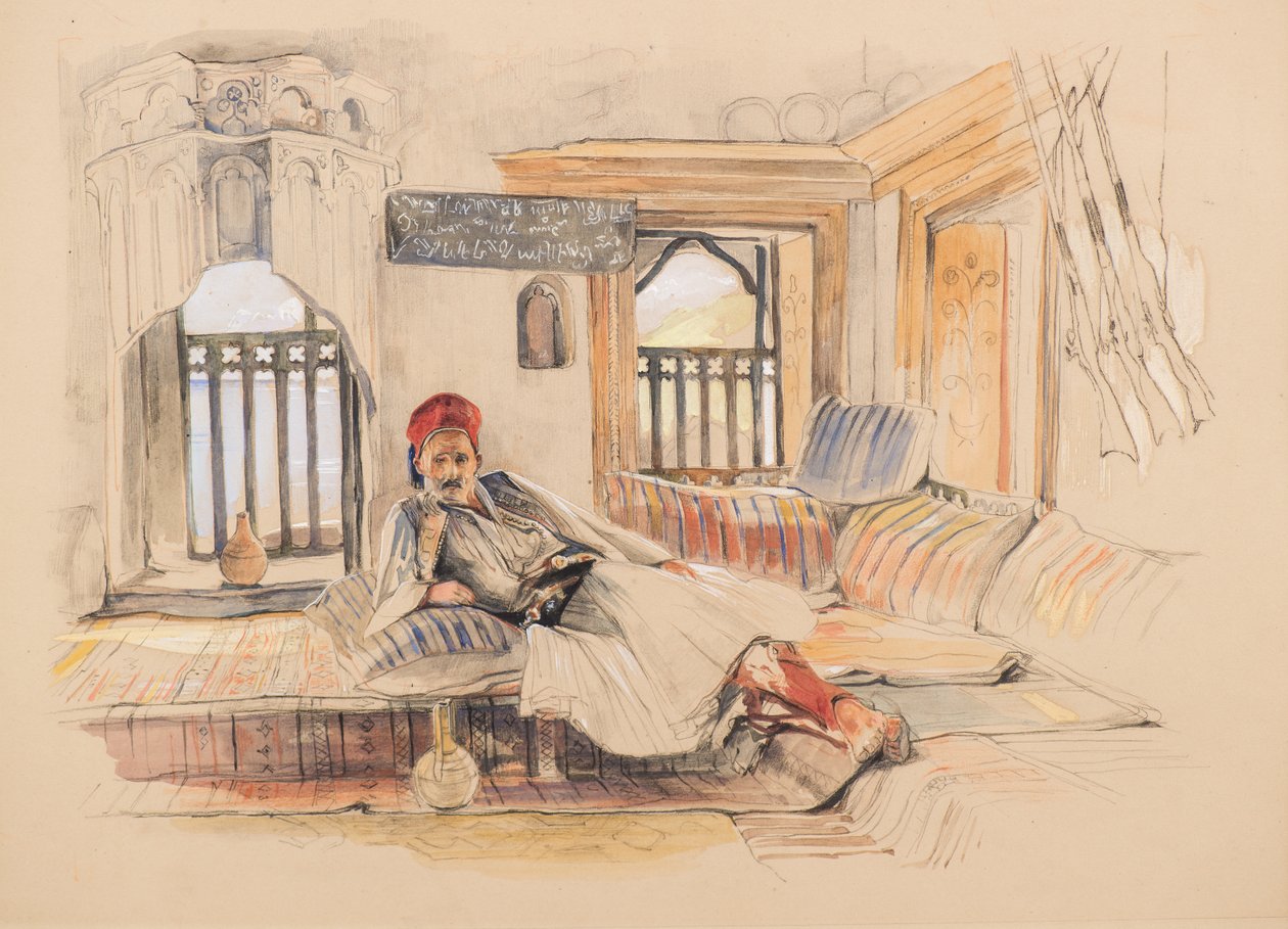 Un interior oriental de John Frederick Lewis
