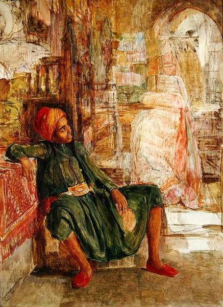 Ebdul Hadi, un estudio de retrato de John Frederick Lewis