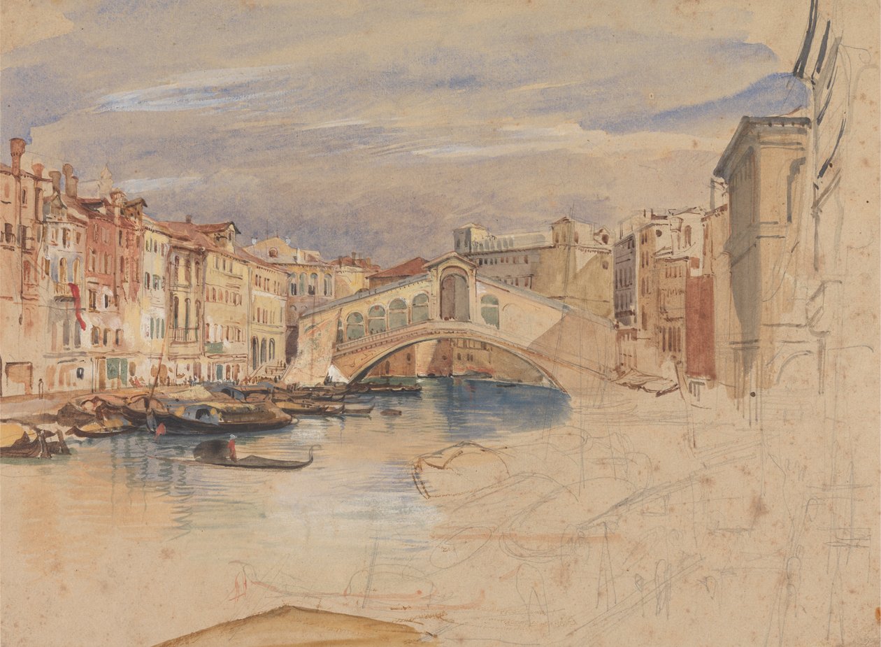 Venecia: El Gran Canal y Rialto de John Frederick Lewis