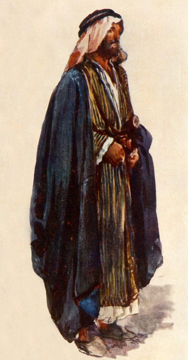 Agricultor árabe. Vecindad de Jerusalén, 1902 de John Fulleylove