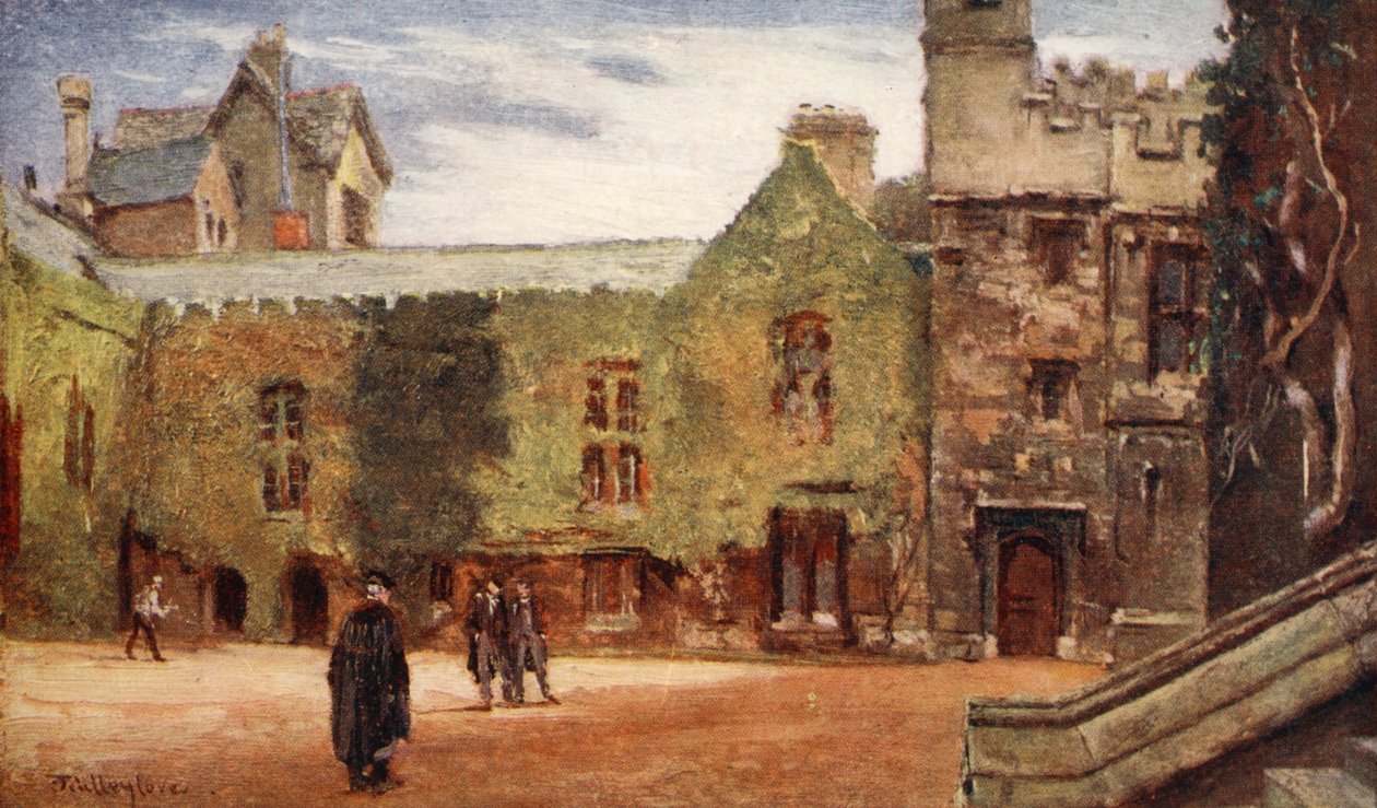 Merton College y St. Alban Hall, 1903 de John Fulleylove