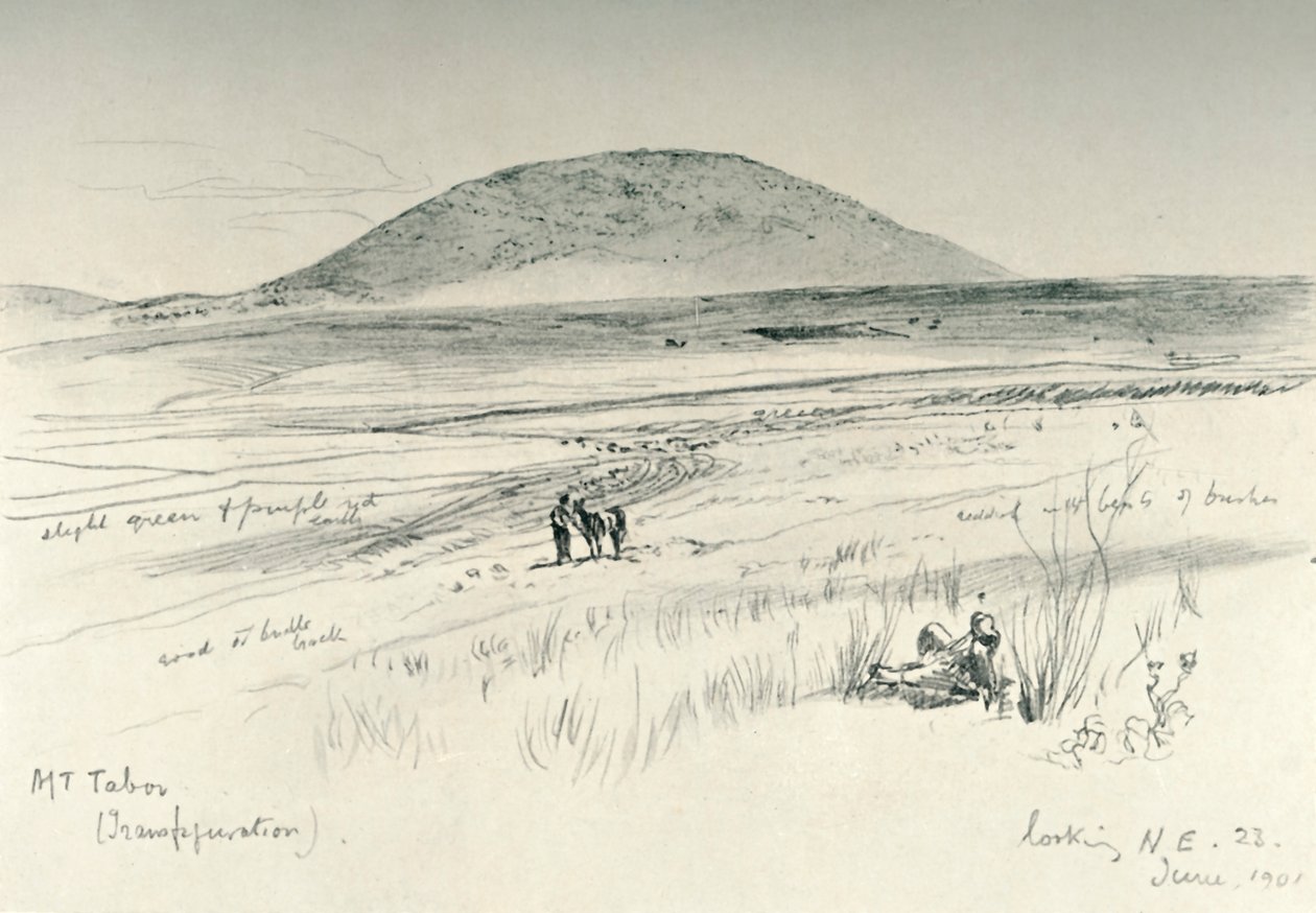 Monte Tabor, 1902 de John Fulleylove