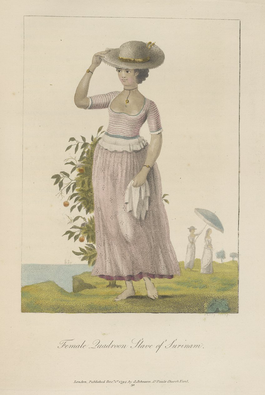 Esclava cuadrúpedo de Surinam de John Gabriel Stedman