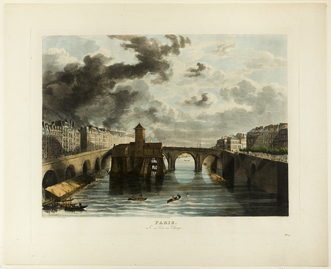 París, Le Pont-au-Change de John Gendall