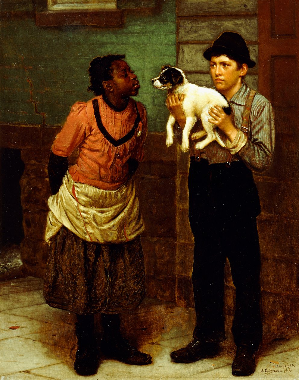 El nuevo cachorro de John George Brown